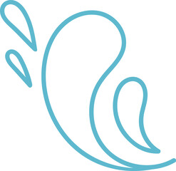 Fluid Line Water Splash