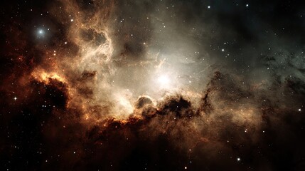 Vast Colorful Nebula Space Background