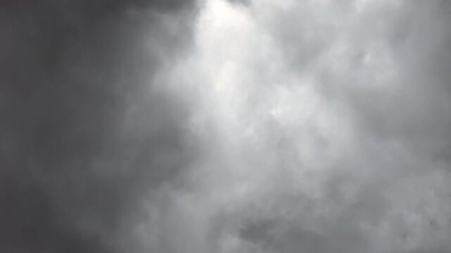 Dark spinning storm clouds 