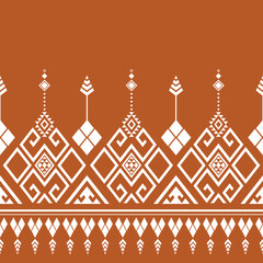 Geometric ethnic oriental seamless pattern