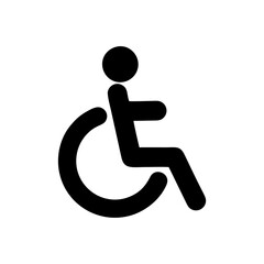 Disabled person sign