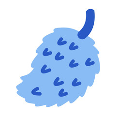 soursop fruit icon design