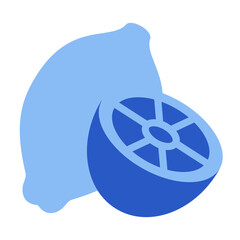 lemon fruit icon design