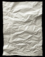 Obraz premium Crumpled Light Gray Paper Texture