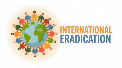 Fototapeta premium The International Day for the Eradication of Poverty is an international observance celebrated each year on October 17 throughout the world.