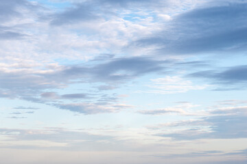 Cloudscape with blue sky