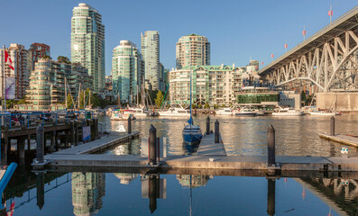 Vancouver BC at False Creek Canada.