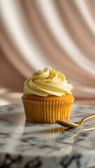 Luxury delicious cupcake