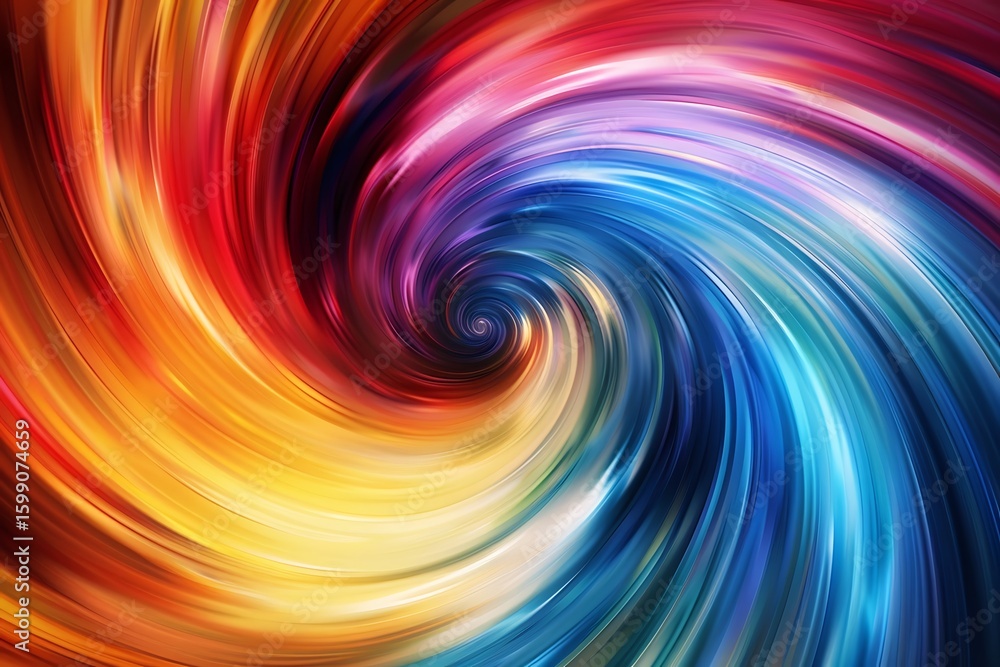 Poster colorful swirl abstract background image with vibrant colors and dynamic motion design