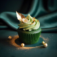 Luxury delicious cupcake