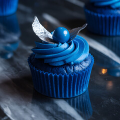 Luxury delicious cupcake