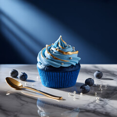Luxury delicious cupcake