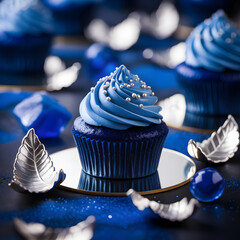 Luxury delicious cupcake