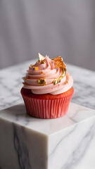 Luxury delicious cupcake