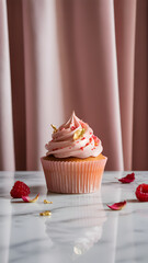 Luxury delicious cupcake