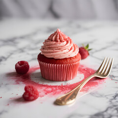 Luxury delicious cupcake