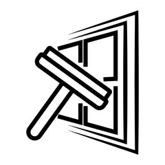 cleaning Line Icon