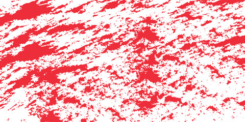 Bold Red Paint Splatter Texture on White Background with Dynamic, Rough Patterns, Ideal for Abstract Art, Grunge Design, and High-Impact Visual Background Concepts.
