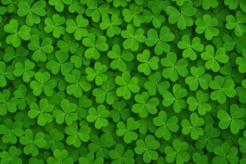 Green Clovers Background - Photo