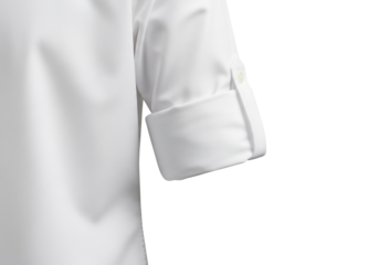 Crisp White Shirt Cuff Detail Professional, Clean, and Polished Look