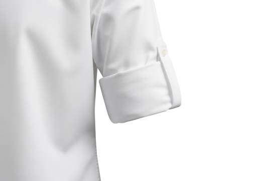 Crisp White Shirt Cuff Detail Professional, Clean, and Polished Look