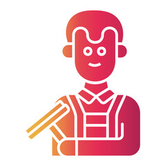 cleaning Gradient icon