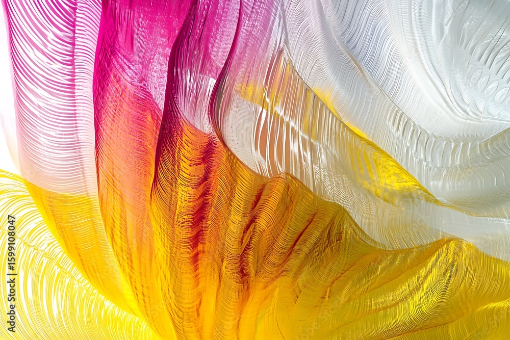 Poster abstract colorful wave pattern background. modern flowing lines texture design. elegant style