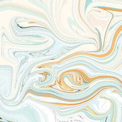 Elegant pastel marble swirl in cream, mint, and orange tones. Ideal for abstract art, modern backgrounds, and fluid textures. Perfect for design, pattern, and creativity.