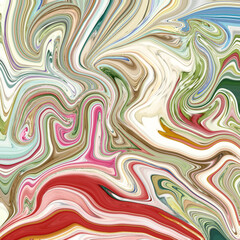 A rich, swirling composition of earthy tones and vivid pinks. This fluid, colorful, abstract, marbled, energetic design suits dynamic artistic projects.