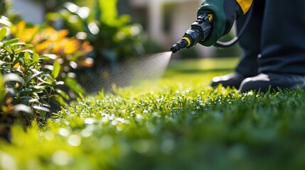 Professional Lawn Care: Targeted Spraying for Healthy Turf Maintenance