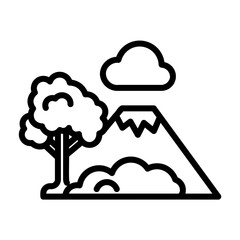 conservation Line Icon
