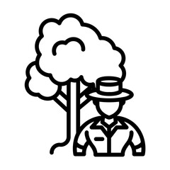 conservation Line Icon