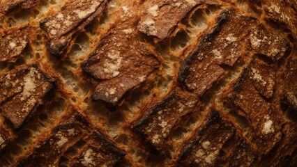 Toasted Bread Crust – Craggy Macro Texture