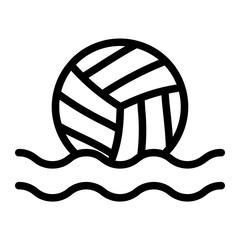 volleyball Line Icon