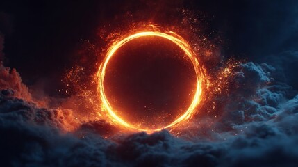 Glowing Portal in SF Environment/SFの輝くポータル7