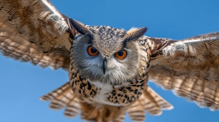 Hyper-Realistic Owl in Flight/超現実的なフクロウの飛行2