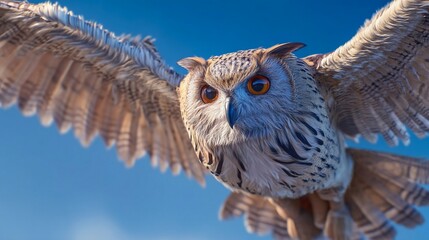 Hyper-Realistic Owl in Flight/超現実的なフクロウの飛行6