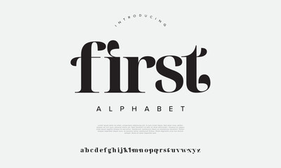 Modern elegant serif font with a stylish touch, ideal for branding, editorial, and logos