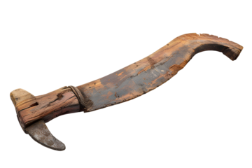 Old Wooden Knife Ancient Relic History Artifact