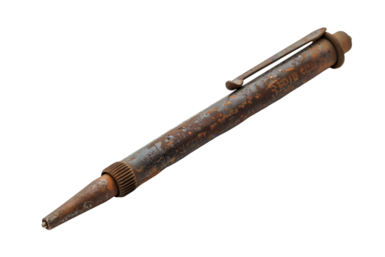 Rusty antique pen vintage writing tool old metal