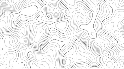 Fototapeta premium Topography contour vector background with vintage relief grid, seamless elevation line texture perfect for maps, posters, and outdoor adventure design