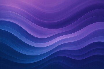 Fototapeta premium Flowing abstract wave pattern with gradient colors transitioning from blue to purple