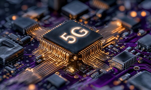 High-speed wireless communication enabled by mobile network chip technology