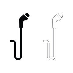 Shower Head Nozzle ,shower, head, nozzle, icon, bathroom, plumbing, 