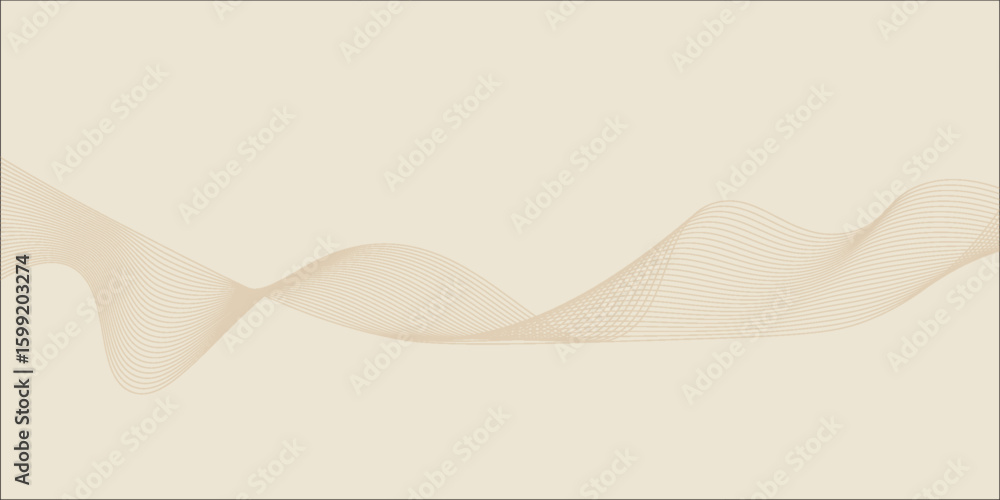Aufkleber abstract background with lines and waves. web banner size. element for design. vector background for