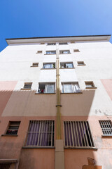 Buildings in a popular housing complex on the outskirts of Sao Paulo, Brazil