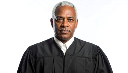 Serious judge portrait