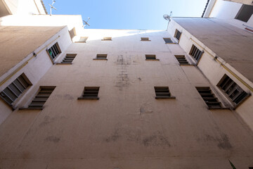 Buildings in a popular housing complex on the outskirts of Sao Paulo, Brazil