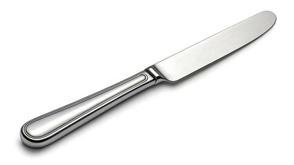 Fototapeta premium Metal table knife for kitchen dining and food preparation 