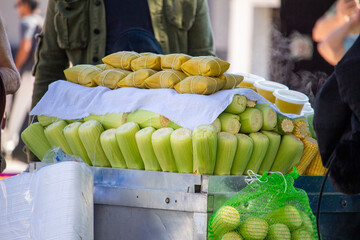 Milho e pamonha. Comida